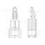 8G420V41952 Assembly stud; polyamide 66; L: 22.2mm; Plate mount.hole dia: 4mm 0kYzB8upTTfK6ECGfo-yPdi9tP601gMleLg2W3Z1CcY
