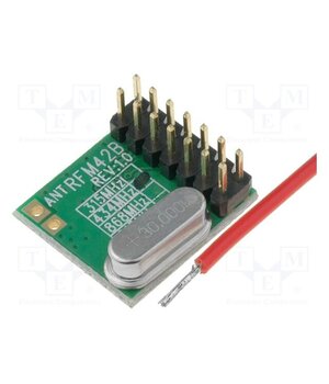 RFM42B-433D Module: RF; FM transmitter; FSK; 433.92MHz; SPI; 1.8÷3.6VDC; 20dBm hVy_IRloT9Qi7PGzxOds0l9jT33VjbtUaTy2q_-zBC4