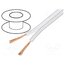27523 Wire: loudspeaker cable; 2x1.5mm2; stranded; CCA; white 0Fg781s_hL6abr1Y_-AMX81K4ugkMtw95GsijAsGTyM