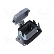 19038900 Enclosure for connectors: HDC; size H-B 10; with latch; straight idca-QR7qgtwjXPX1tENNYVE-i5os-9sqGyUK4Vqpxs