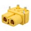 XT60PW-F Connector: DC supply; socket; female; XT60; 30A; 500V; PIN: 2; THT KTQDN4pqf8A_go0OdlankBuMa5jr4lTVryJs_n-3xQo