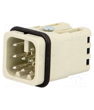 09360082632 Connector: HDC; contact insert; male; 10A; 50V; Han® D; PIN: 8 lUVsXoD13elHNDBJQCaKnP6so7pbLIxVV3Ch7t73Ako