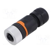 381166326 Connector: M12; plug; PIN: 4; female; 250V; straight; IP67; for cable sGfxdnJcaJ3uHCsEPyt6II7YxmYDTDyF-sYAXRN1u9w