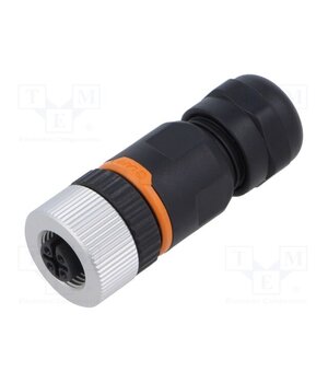 381166326 Connector: M12; plug; PIN: 4; female; 250V; straight; IP67; for cable sGfxdnJcaJ3uHCsEPyt6II7YxmYDTDyF-sYAXRN1u9w