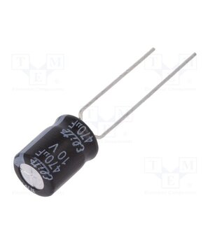 PF1A471MP508B5 Capacitor: electrolytic; THT; 470uF; 10VDC; Ø8x11.5mm; Pitch: 5mm s5oeA-t6B_9YYCSwBPieS83E0Eh31YDGmAKgqrRQtxI