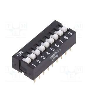 A6E-9104-N Switch: DIP-SWITCH; Poles number: 9; ON-OFF; 0.025A/24VDC; Pos: 2 wNpcRBtbO_QSzHvKSpEXJnLbU4uCqCzqkHZcKPfSo00