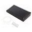 Z133H ABS Enclosure: desktop; X: 180mm; Y: 100mm; Z: 41.5mm; ABS; black; gasket R8KHHmfGvscJztN2HMrrCQaIK2b2BPWIwce0TMPRm2A