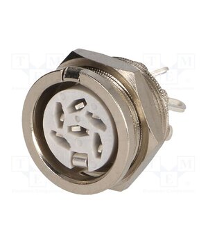 650-0600 Connector: DIN; socket; female; PIN: 6; 240°; soldering; 34V; 2A; 10mΩ h476BhXo3RuUQJgRA-OGfDxY31CuxRoaqSUR4D18ZNg