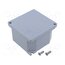 653.00 Enclosure: multipurpose; X: 100mm; Y: 100mm; Z: 58mm; ALUBOX; grey 0PLZ_vK_AHdJPmgFzCnIzScA14KUKX7_PDQipqUUP9A