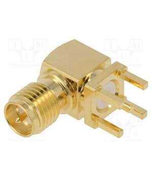 RF2-03N-T-00-50-G-RP Connector: RP-SMA; socket; male; angled 90°; THT; on PCBs; PTFE G38goZCITn7zu3nGH4PLlKWnGnYcrx1NAVqa1LwoZMk