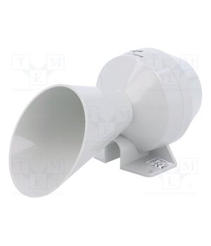 710100105 Signaller: sound; horn; 24VAC; 88dB; KLH; IP43; Ø75x152mm; ABS v7XrqmxOn0DzLFQvDXsn9kXzXu-cwU8dVx74SlZwFGs
