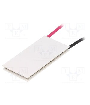 TEC1-06310 Module: Peltier; 7.5V; 7.5A; 20x40x3.3mm; 45W; Al2O3; 16AWG; 63°C yoCUeMLcEQunf6l_iRW0Hu_RgOd2m_5m5z4fjvpFsSc