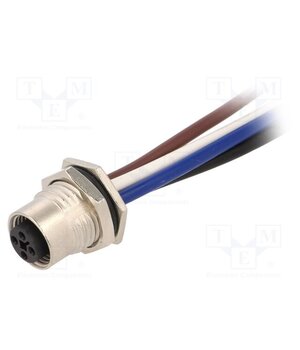 M12T-04PFFS-SF8B15 Connector: M12; socket; PIN: 4; female; IP67; cables; gold-plated Qg2SvwAzW1nXIJN1oErQ7xegJy4TMXtl44TUTYPNkj8