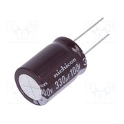UPM2A331MHD6TN Capacitor: electrolytic; low ESR; THT; 330uF; 100VDC; Ø18x25mm tu615ajIcBq8yUVI8iI3-vQvIZuMXc0sqE_RMvaxnCk