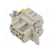 09330062776 Connector: HDC; contact insert; female; 16A; 500V; Han® ES; PIN: 6 D27uQQmV7cCXhSCTPVL0ki-pMmRypTsEsKWR6p827pM