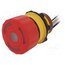 LAS1-A22Y-02TSB/L/R AC/DC 24V Switch: emergency stop; 22mm; Stabl.pos: 2; NC x2; red; LED; 24V zpg9CrWhy0v4uoG7GhqaobUuvMf661CAU5A1k6hRMDU
