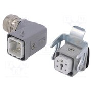 C14610E0049264 Connector: HDC; male + female; 10A; 400V; PIN: 5; 4+PE; size A3; M20 l2Xp4rQ7yeIwanJqMwcqlO5joHZKX3tM4TbSsCEc4pM