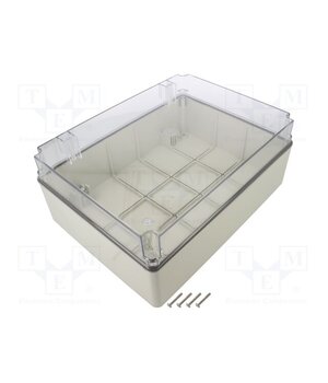 686.229 Enclosure: multipurpose; X: 228mm; Y: 308mm; Z: 128mm; SCABOX; grey wgEIyD2QIQWWuzLpL7qvRJkFWEeq9MS95I3k3e91gvg