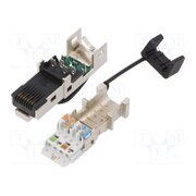 1132050000 IE-PS-RJ45-FH-BK-B Connector: RJ45; plug; PIN: 8; Cat: 6a,Class EA; shielded; 8p8c; IP20 IBoDmtz02m71aaZoTkHcMvdErBnXDc6dJ9o03VQjZ9M