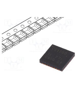 CC1200RHBT IC: RF transceiver; 2÷3.6VDC; SPI; SMD; VQFN32; 256BRAM,4kBROM lSJhCgOBxRTCaG4JNkm05zuGX-E-GLCsH8eMXpj7Vm8