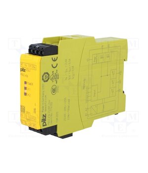 774130 Module: safety relay; Usup: 24VDC; IN: 2; OUT: 5; PNOZ e1p; -10÷55°C h_HQRywrJOYxm-heqH2c334loLk3rGUoCRr9wkrl5j8