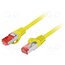 PCF6-10CU-1500-Y Patch cord; RJ45 plug,both sides; S/FTP; 6; stranded; Cu; LSZH Ch0C5bGGQEwVqL0JUlSfS71YRqZBMqGZQmSMeK3Pehs