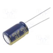EEUFC1E471 Capacitor: electrolytic; low ESR; THT; 470uF; 25VDC; Ø10x16mm; ±20% hmO71G_lC8pCXAtHywnnkRQmtTrjRBkw--lddL-qT-Q