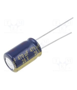 EEUFC1E471 Capacitor: electrolytic; low ESR; THT; 470uF; 25VDC; Ø10x16mm; ±20% hmO71G_lC8pCXAtHywnnkRQmtTrjRBkw--lddL-qT-Q