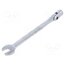 1020-14 Wrench; combination swivel head socket,with joint; 225mm j7zyCuu0ACke5ZSpiI0YWEB814bgKcvicYieR68qI8E