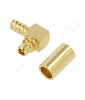 MMCX-011 Plug; MMCX; male; angled 90°; 50Ω; RG174,RG188,RG316; for cable 3k4O7ugH0X5GDXgeMbhsY4RcWFApyD6wTWhnuPvu4UY