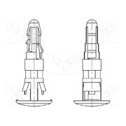 8GG01V42571 Assembly stud; polyamide 66; L: 12mm; latch/latch; black; UL94V-2 zlABfC9cLMjL8PI2YxZmGAwMhKyasjePnpRzfZ7zHlI