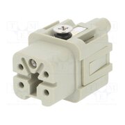 HA-004-F Connector: HDC; contact insert; female; HDC; PIN: 5; 10A; 250V; 4+PE 8eYP57AwEpXfC5JjZnwSxpnX30D1SAO-t7_oVzmqJx0