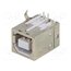 924 Connector: USB B; socket; on PCBs; THT; PIN: 4; angled 90°; USB 2.0 ZXSKJ7_69m17MLGdjANqhwr0HtmieanLiVMgUeM9rYw