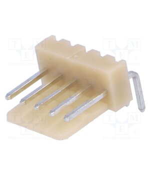 14192 Connector: wire-board; socket; male; PIN: 5; THT; angled 90°; 2.54mm 7uzO1zrMMltmVdUOLpjt-gp0B3oP4kwzYLmBctZQ_2A