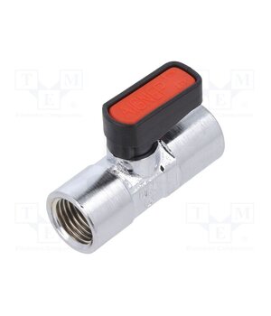 6300 1/4-1/4 Ball valve; max.20bar; nickel plated brass; -20÷80°C guYEU933HUATY5lbfJlAulw_VsvDOvlFLBwUwOR6myY