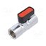 6300 1/4-1/4 Ball valve; max.20bar; nickel plated brass; -20÷80°C guYEU933HUATY5lbfJlAulw_VsvDOvlFLBwUwOR6myY