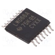 SN74LV4066APW IC: analog switch; bilateral; Ch: 4; SMD; TSSOP14; 2÷5.5VDC; 74LV T67ZCxBEUj0jPvtCLUv48WQBq9rqZLeoVwaxQ4e0PuE