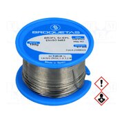 BROFIL 63 B2.1 0.7MM 100G Tin; lead-based; Sn63Pb37; 0.7mm; 100g; reel; 183°C; Flux: SW26 24_u5Ey6-cPLtuqCUlo4Xqf3nNA1FCBkmFmIAjnW_6k