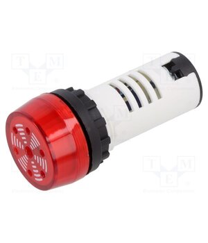 AD16-22SM/12V Signaller: sound; 80dB; Illumin: none; IP40; Ø22mm; max.6mm; plastic sH5UTI2kVzXwJ3wIdGYHX9NW8J-A_Za0T-m6rxuU9eE