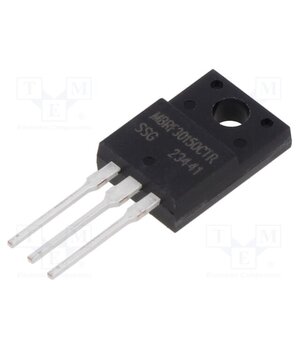 MBRF30150CTR Diode: Schottky rectifying; THT; 150V; 30A; ITO220AB; Ufmax: 1V 5hgYfPDxf1hmqT9DPEyIXP0FUpuudgN8FojE2XI6bjk
