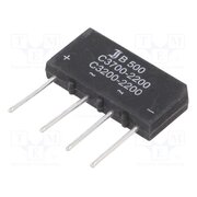 B500C3700A Bridge rectifier: single-phase; Urmax: 1kV; If: 3.7A; Ifsm: 150A R2kwnOAupf7M9D8XIFc4SD0wo00o7HbliraY8zd3yug