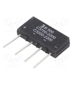 B500C3700A Bridge rectifier: single-phase; Urmax: 1kV; If: 3.7A; Ifsm: 150A R2kwnOAupf7M9D8XIFc4SD0wo00o7HbliraY8zd3yug