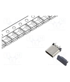 USB4225-03-1000-C Connector: USB C; socket; SMT; PIN: 24; vertical; top board mount -5absgO4w19nL9wG12M65FahrsRm3z3fqNhe1b1Rg2k