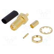 SMA6411A4-3GT50G-5-50 Connector: SMA; socket; female; straight; 50Ω; crimped; PTFE; 375V gF97KbaFexSaYbP4-fT1xbgXHt9slMj0G-q7miZf7jo