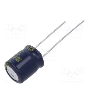 EEUFC1J101B Capacitor: electrolytic; low ESR; THT; 100uF; 63VDC; Ø10x12.5mm WA24Hm9qkO8DD2gJXlO2spdWNVEw8-rGf3G1sc0BBi4