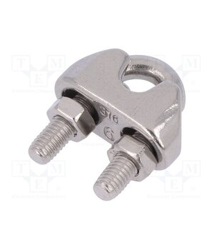 ZLK-5-A4 Rope clamp wire; acid resistant steel A4; for rope; Ørope: 5mm TeumsM9iaSycD-BPvBrc4bWLgbKT2EJQ1x4l7W5SFFY