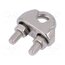 ZLK-5-A4 Rope clamp wire; acid resistant steel A4; for rope; Ørope: 5mm TeumsM9iaSycD-BPvBrc4bWLgbKT2EJQ1x4l7W5SFFY