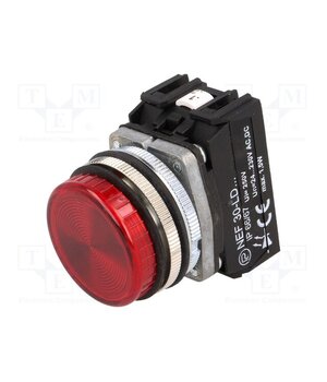 NEF30-LDC 24-230V AC/DC Control lamp; 30mm; NEF30; Illumin: LED; Ø30.5mm; IP20; 24÷230VAC B021BBNs66F-CpaVCpJiQwCAl2oD7PaereoV4-MlUTw