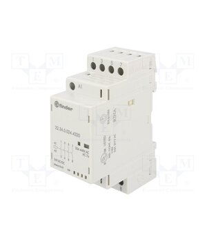 22.34.0.024.4320 Contactor: 4-pole installation; 25A; 24VAC,24VDC; NO x4; IP20; 22 CNwLY81TVL4HFsCoIn5YaKSOJ9nxPKa5sG7lLObGDcs