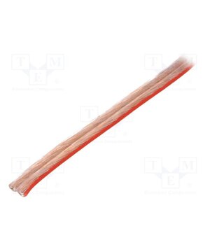 CA1079 Wire: loudspeaker cable; stranded; CCA; transparent; unshielded EY7dTbnjMxRqw1qNFejrXrm5FSmT-xvrEt2SdvnXXGk